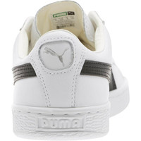 PUMA彪马男鞋休闲鞋板鞋354367低帮 白黑 white-black 10.5/44码