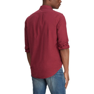 Ralph Lauren/拉夫劳伦男装 经典版型牛津布衬衫11415 D62-紫色 M