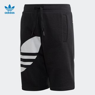 阿迪达斯官网adidas 三叶草 BG TREFOILSHORT大童装运动短裤FM5655 如图 176CM