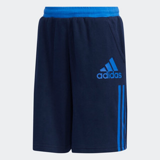 阿迪达斯官网 adidas LB CD TEE SET 小童装训练短袖运动套装FM9831 白/蓝 140CM