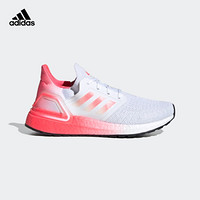 阿迪达斯官网 adidas UltraBOOST 20 J大童鞋训练运动鞋FX0456 白/信号粉 36.5(225mm)