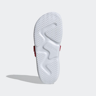 阿迪达斯官网 adidas neo UTX SANDAL 男女运动凉拖鞋FW2438 浅猩红/红荧光 38(235mm)