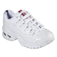 SKECHERS斯凯奇女鞋Energy厚底老爹鞋运动鞋松糕鞋13405 WHITE 9.5