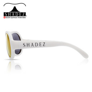 SHADEZ 视得姿儿童太阳镜 防晒 防紫外线 潮童墨镜 瑞士品牌 经典款0-15岁 经典款白色 儿童0-3岁