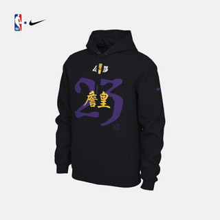 NBA-Nike 湖人队詹姆斯 男子运动休闲套头卫衣连帽衫 CU2932-010 图片色 XL