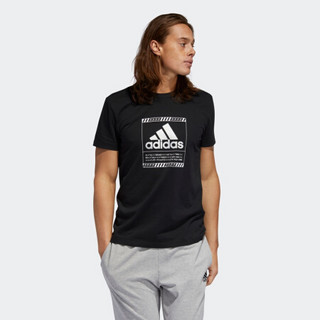 阿迪达斯官网 adidas BOS METALLIC 男装运动型格短袖T恤GF1627 如图 2XL