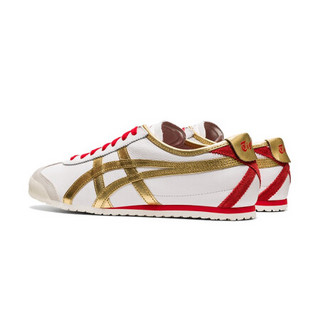 Onitsuka Tiger鬼塚虎男女鞋运动休闲鞋经典MEXICO 66 METALLIC PACK 白色-102 36