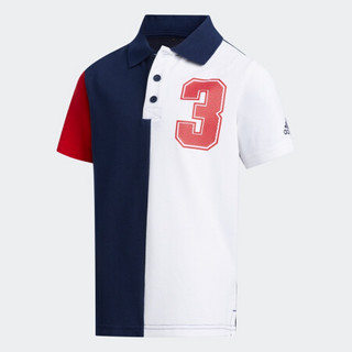 阿迪达斯官网 adidas LK B POLO 小童装训练运动短袖T恤FM9825 如图 110CM