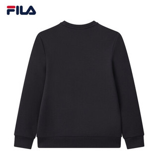 FILA 斐乐官方男子套头卫衣2020冬季新款撞色趣味图案印花卫衣男 传奇蓝NV 190/108A/XXXL