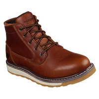 SKECHERS斯凯奇男鞋高帮系带休闲鞋户外鞋运动鞋马丁靴77197 BROWN 10