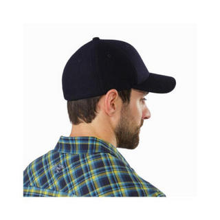 始祖鸟（ARC’TERYX）男帽遮阳帽羊毛六面帽棒球帽鸭舌帽24555 BlackHeather L-XL