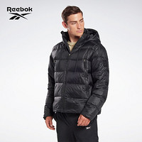 Reebok锐步 运动健身OW C DWN JKT男子羽绒服 FU1688_黑色 A/XS