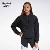 Reebok锐步 运动健身TS EDGEWRKS HOODIE女子长袖T恤套头衫 FT0848_黑色 A/XL