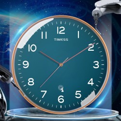 TIMESS 卫星自动对时静音电波钟 12英寸