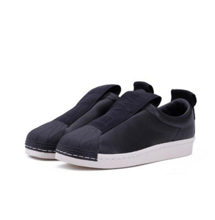 adidas Originals BW3S Slip On 中性休闲运动鞋 BY9140 黑 37