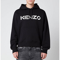 KENZO Bi-Colour Logo印花 男士连帽卫衣