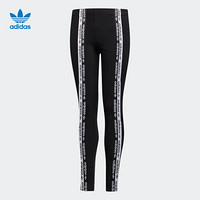 阿迪达斯官网 adidas 三叶草 LEGGINGS 大童装运动紧身裤FM4391 如图 128CM