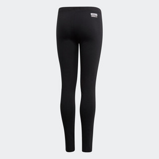 阿迪达斯官网 adidas 三叶草 LEGGINGS 大童装运动紧身裤FM4391 如图 128CM