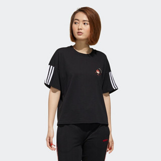 阿迪达斯官网 adidas neo W FRT TEE 女装运动短袖GJ5280 如图 S