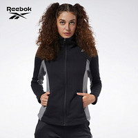 Reebok锐步 运动健身OS W SLIM KN TRACK JKT运动茄克 EJ8487_黑色 A/S