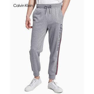 CK Jeans 2020春夏款 男装棉质Logo收腿休闲长裤 J314455 P2D-灰色 M