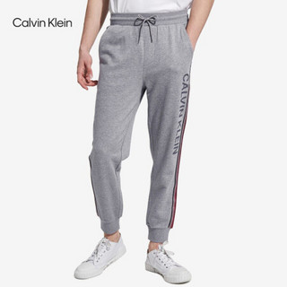 CK Jeans 2020春夏款 男装棉质Logo收腿休闲长裤 J314455 P2D-灰色 M