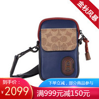 Coach蔻驰男包女包斜挎包复古时尚休闲单肩包胸包9432123 True Navy Multi One Size