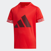 阿迪达斯官网adidas LB UR PES TEE2 小童装训练运动短袖T恤FM9793 鲜红 122CM