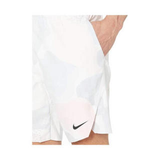 Nike/耐克男子运动短裤五分松紧腰透气图案印花9324556 White/Green/Off Noir LG