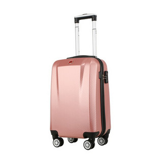 瑞士军刀威戈（Wenger） 男女24英寸时尚大容量拉杆箱 ABS密码锁旅行行李箱 粉红色（SAX720018100066）