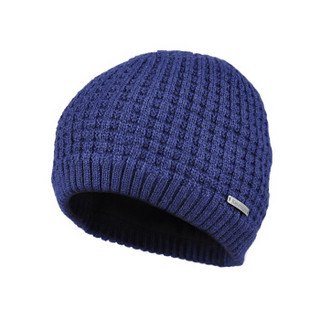 卡蒙（Kenmont）km-9106 男士冬季毛线帽子户外加厚保暖韩版羊毛针织帽 墨蓝色 均码（58cm）
