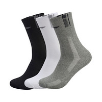 李宁袜子运动时尚系列男子中长袜三双装（特殊产品不予退换货）AWLR031