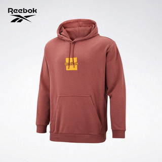 Reebok锐步 运动经典CL D11 UNI HOODIE男女连帽卫衣 GV0293_棕色 A/L