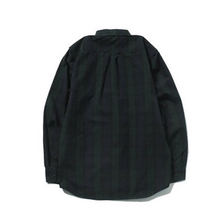 DCSHOECOUSA DCBA 19 CHECK SHIRT LS 长袖休闲衬衫 绿夹色GRR0 S