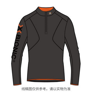 X-BIONIC 男款浣熊半拉链套头衫 XJM-20401 XBIONIC 深灰色 XL