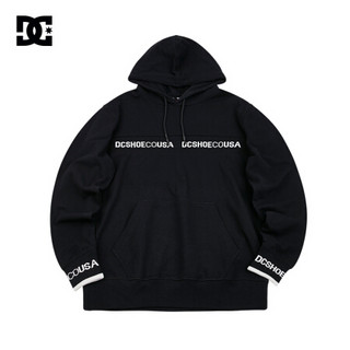 DCSHOES 2020春季新款LOGO印花套头连帽男士卫衣EDYFT03497 白色 M