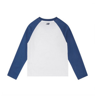 New Balance nb童装 男女童4~14岁 圆领T恤7D91S 藏青色 7D91S013 120cm(120)