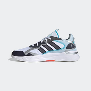 阿迪达斯官网 adidas neo FUTUREFLOW 男鞋休闲运动鞋FW7194 白/浅蓝/黑/深灰/银 41(255mm)