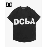 DCSHOECOUSA DCBA 19 LOGO SS 运动T恤宽松休闲短袖 黑夹色BLK M