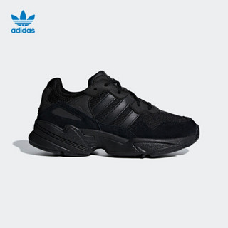 adidas ORIGINALS YUNG-96 J 儿童休闲运动鞋 1号黑色 39码