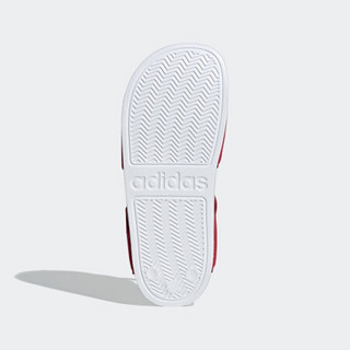 adidas 阿迪达斯 ADILETTE SANDAL K 小童魔术贴休闲凉鞋 FV6412 红/亮白色 29码(内长175mm))