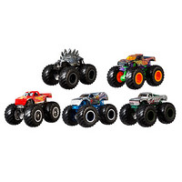 风火轮(HOT WHEELS)合金汽车 儿童男孩静态模型小车 狂野大脚车系列五辆装GBP31 (随机发货 拆开不退换)