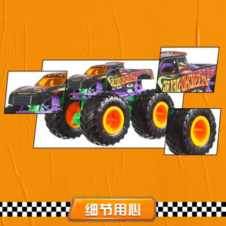 风火轮（HOT WHEELS）合金汽车 儿童男孩静态模型小车 狂野大脚车系列五辆装GBP31 （随机发货 拆开不退换）