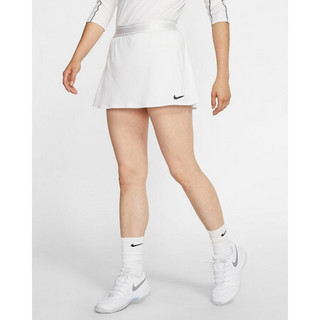耐克Nike裙子女士短裙网球裙半身裙Dri-FIT速干舒适贴合百搭 939320 White/White XS(0-2)