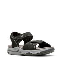 Clarks其乐女鞋凉鞋沙滩鞋26122831 Black Synthetic 10M