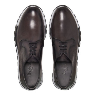 商品berluti伯鲁提男鞋运动鞋时尚白色鞋底精致不对称scritto图案牛皮