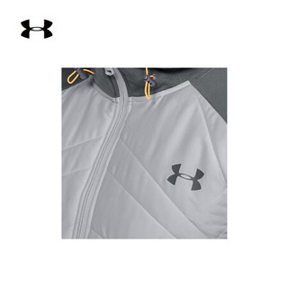 安德玛官方UA Sprint Hybrid男子运动夹克Under Armour1355118 灰色014 S