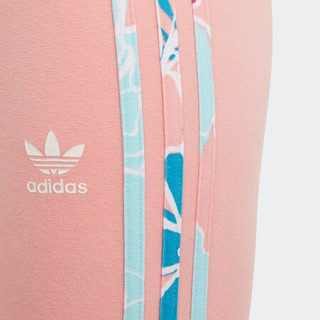 adidas 阿迪达斯 LEGGINGS SOLID 女童紧身运动裤 FM6705 荣耀粉色