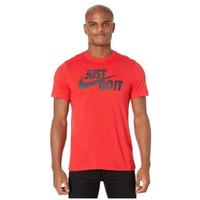 Nike/耐克男子运动短袖T恤NSW棉Just Do It圆领9144448 University Red/Black LG