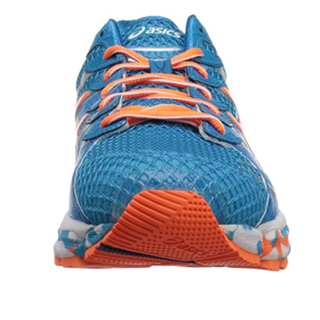 ASICS 亚瑟士 GEL-KINSEI  4 男士跑鞋 T7D2N 蓝/橙色 42